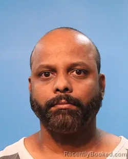 Mugshot of Manoj Rasanjana Kanahalage booked in Brazoria County, Texas on October 14, 2026