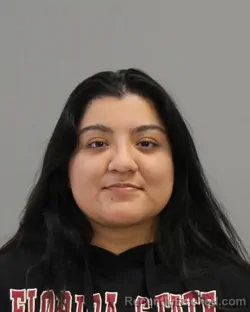 Mugshot of JESENIA PATRICIA RAMIREZ booked in Brazos County, Texas on March 27, 2026