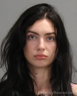 Mugshot of Zoe Madilyn Mannes booked in Brazos County, Texas on March 28, 2026