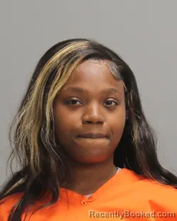 Mugshot of LONNASHIA ZANIYA THOMAS booked in Brazos County, Texas on April 16, 2026