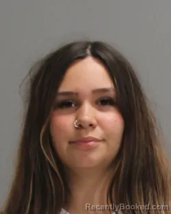 Mugshot of KAELYN DANAE RIVAS booked in Brazos County, Texas on April 16, 2026