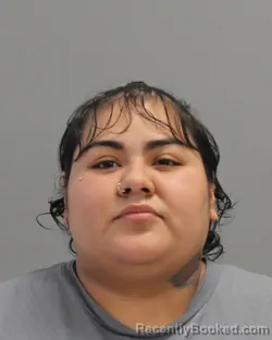 Mugshot of ARACELIE GUADALUPE CARRIZALES booked in Brazos County, Texas on April 23, 2026