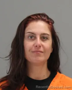 Mugshot of NACOLE LYNN BUENDEL booked in Brazos County, Texas on April 23, 2026
