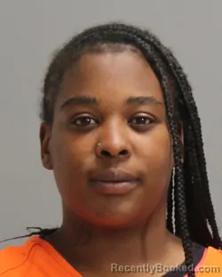 Mugshot of Alondrea Lashay Harris booked in Brazos County, Texas on May 3, 2026