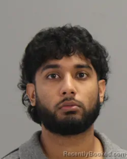 Mugshot of ADNAN KHAN booked in Brazos County, Texas on May 6, 2026