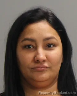 Mugshot of ODALYS AGULERA ALVAREZ booked in Brazos County, Texas on May 9, 2026