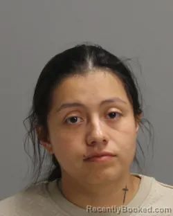 Mugshot of VALERIA ROSALES-OLIVAS booked in Brazos County, Texas on May 13, 2026