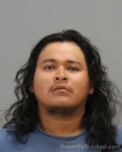 Mugshot of EDGAR IYAIR JIMENEZ IBARRA booked in Brazos County, Texas on June 14, 2026
