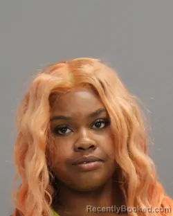 Mugshot of TIANA NICOLE MILLER booked in Brazos County, Texas on June 19, 2026