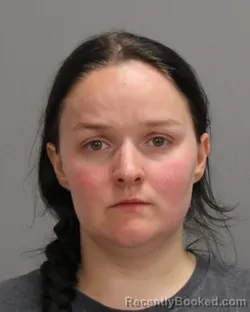 Mugshot of Julia Hueske booked in Brazos County, Texas on June 22, 2026