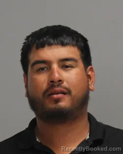 Mugshot of Emilio Garcia booked in Brazos County, Texas on June 29, 2026