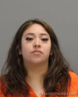 Mugshot of ARELI JACQUELINE OSTIGIN booked in Brazos County, Texas on July 3, 2026
