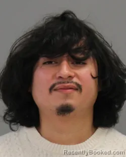 Mugshot of ANGEL GUSTAVO LEIJA booked in Brazos County, Texas on July 9, 2026