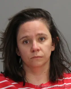 Mugshot of Linda Brooke Hopkins booked in Brazos County, Texas on August 8, 2026