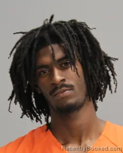 Mugshot of Andrerious Dreshaun Walker booked in Brazos County, Texas on August 13, 2026