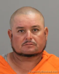 Mugshot of Javier Olalde-Angel booked in Brazos County, Texas on August 23, 2026