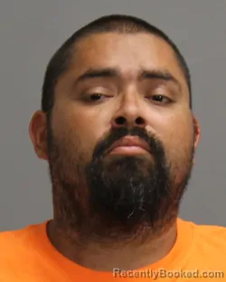 Mugshot of Crispin Urbano booked in Brazos County, Texas on August 30, 2026