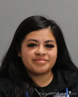 Mugshot of Dayanira Anani Gonzalez booked in Brazos County, Texas on September 21, 2026