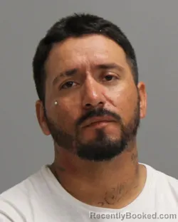 Mugshot of Carlos James Sanchez booked in Brazos County, Texas on September 23, 2026