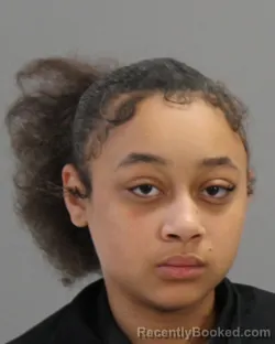 Mugshot of Taliyah Elizabeth Elaine Haqq booked in Brazos County, Texas on September 27, 2026