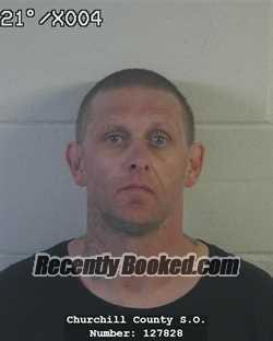 Booking photo from Churchill County, Nevada