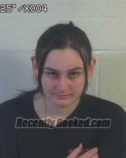 Mugshot of AUBRIE ELIZABETH ALIDA STEELMON booked in Churchill County, Nevada on March 23, 2026