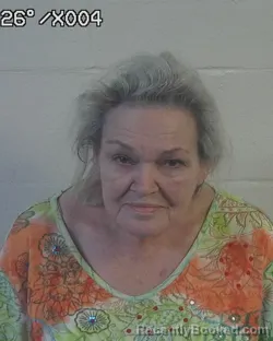 Mugshot of Vicki Nance Henderson booked in Churchill County, Nevada on September 29, 2026