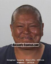 Booking photo from Douglas County, Nevada