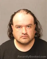 Mugshot of Justin R Sandoval booked in Bernalillo County, New Mexico on March 12, 2026