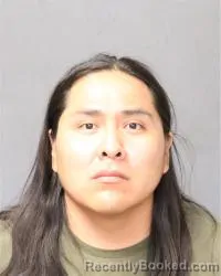 Mugshot of Ellison Platero booked in Bernalillo County, New Mexico on March 22, 2026