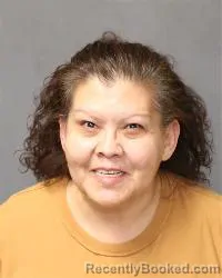 Mugshot of Yvonne Leah Salazar booked in Bernalillo County, New Mexico on March 29, 2026