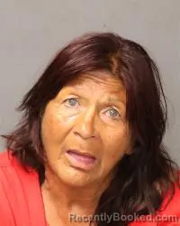 Mugshot of Donna Edith Santistevan booked in Bernalillo County, New Mexico on April 27, 2026