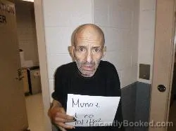 Mugshot of Leo Orlando Muniz booked in Bernalillo County, New Mexico on May 13, 2026
