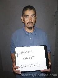 Mugshot of Vincent Salazar booked in Bernalillo County, New Mexico on May 13, 2026