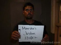 Mugshot of Justin Lee Maestas booked in Bernalillo County, New Mexico on May 13, 2026