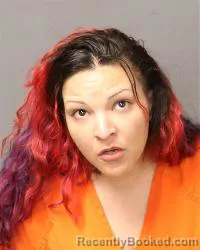 Mugshot of Ashley Garcia booked in Bernalillo County, New Mexico on May 18, 2026