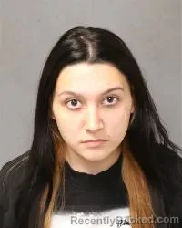 Mugshot of Aubrey Elizabeth Benavides booked in Bernalillo County, New Mexico on May 18, 2026