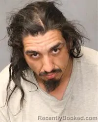 Mugshot of Matthew Andre Perea booked in Bernalillo County, New Mexico on May 21, 2026