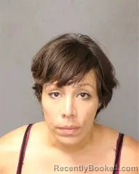 Mugshot of Monica Elena Montoya booked in Bernalillo County, New Mexico on May 21, 2026
