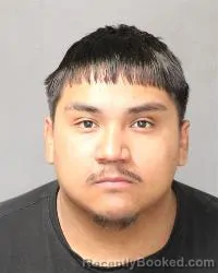 Mugshot of Christian Abraham Almaraz booked in Bernalillo County, New Mexico on June 23, 2026