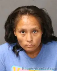 Mugshot of Francine Ganadonegro booked in Bernalillo County, New Mexico on July 8, 2026