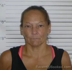 Mugshot of April Christina Jiminez booked in Bernalillo County, New Mexico on July 9, 2026