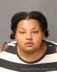 Mugshot of Aleyah Sanchez-Johnson booked in Bernalillo County, New Mexico on July 14, 2026