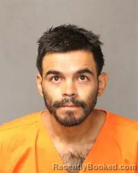 Mugshot of Daniel Jose Almaguer booked in Bernalillo County, New Mexico on August 8, 2026