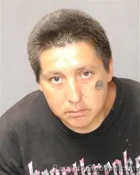 Mugshot of Angelo David Perez booked in Bernalillo County, New Mexico on August 11, 2026