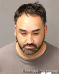 Mugshot of Omar Escarcega-Ramirez booked in Bernalillo County, New Mexico on August 14, 2026