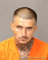 Mugshot of Richard Paul Flores booked in Bernalillo County, New Mexico on August 14, 2026