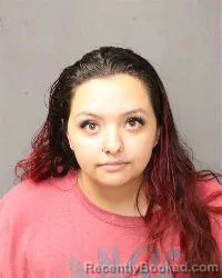Mugshot of Karen Bustillos booked in Bernalillo County, New Mexico on August 15, 2026