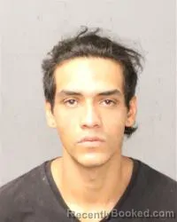 Mugshot of Elias Caraveo booked in Bernalillo County, New Mexico on August 16, 2026