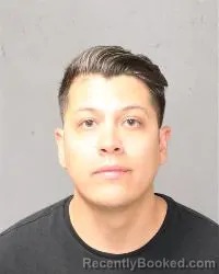 Mugshot of Sergio David Nevarez booked in Bernalillo County, New Mexico on August 16, 2026